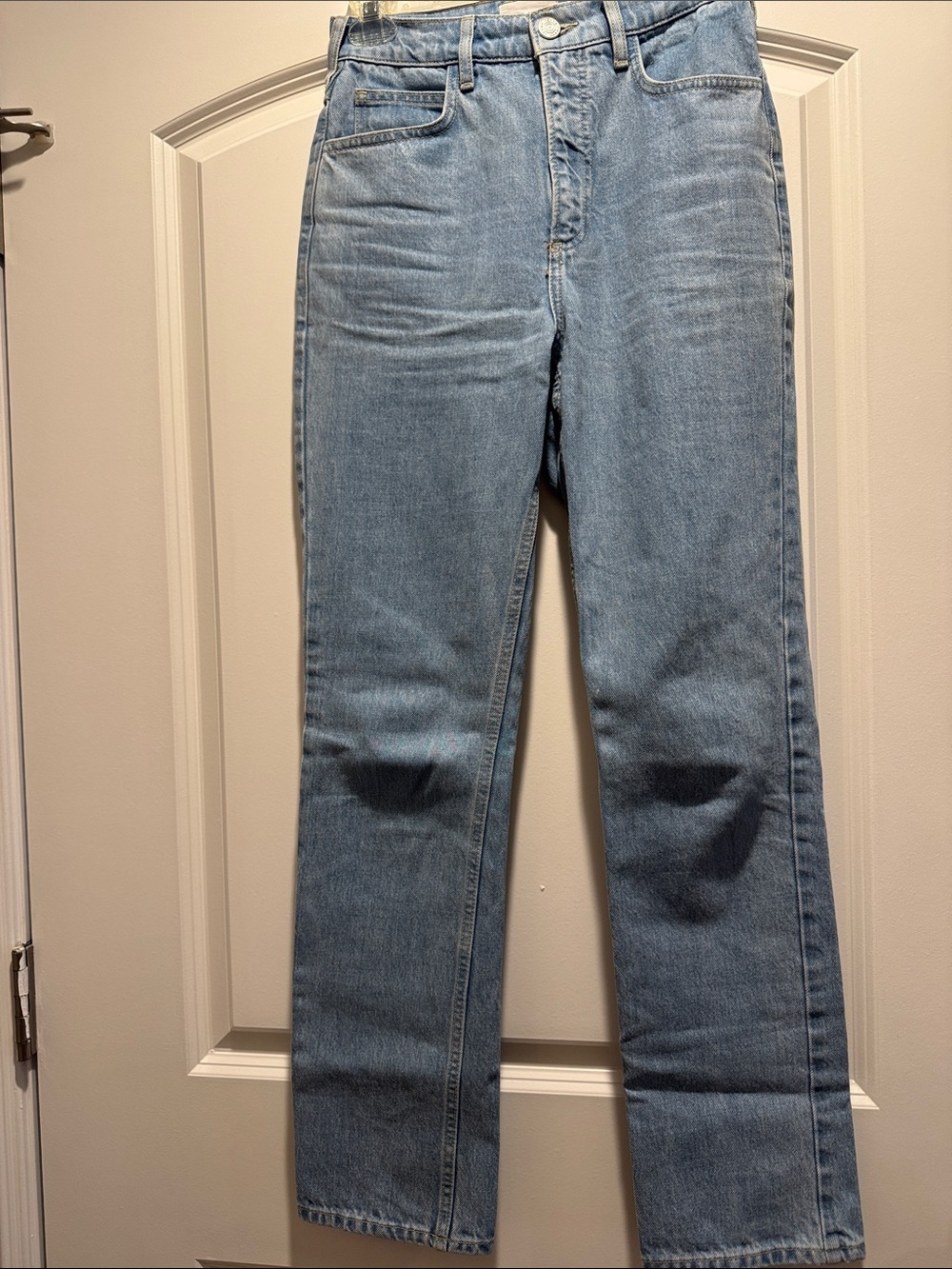 FRAME denim High’N Tight Straight Jeans 25 like new 100% cotton